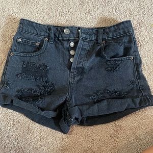Black ripped jeans from Forever 21, great condition!